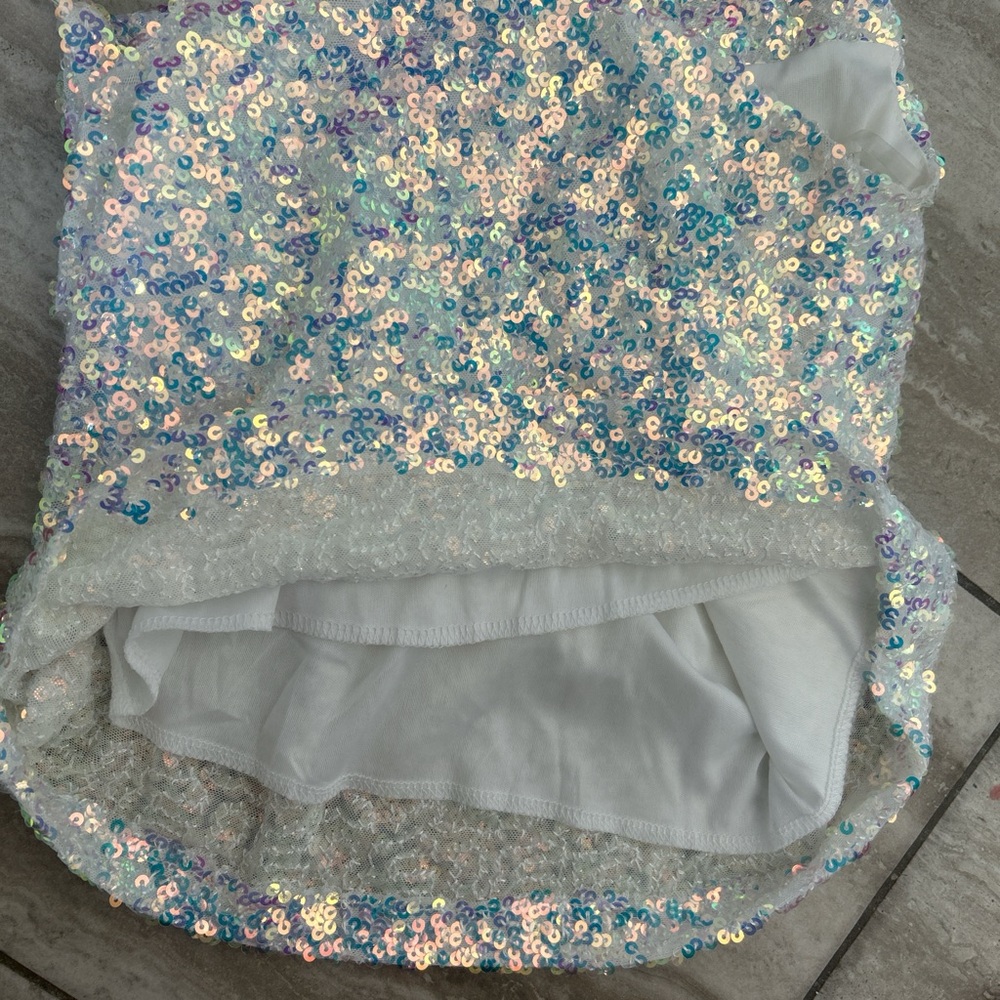 Sequin Spaghetti Strap Top - Multicolor - image 2